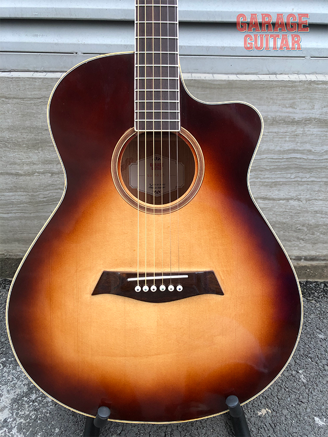 Đàn Guitar Acoustic Gỗ Hồng Đào Kỹ Màu Vintage Sunburst 2