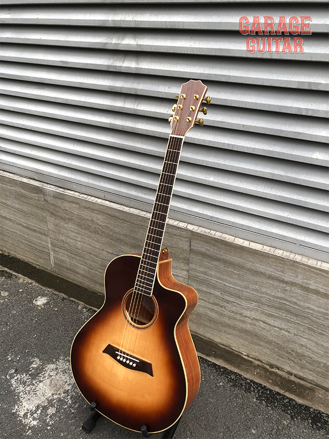 Đàn Guitar Acoustic Gỗ Hồng Đào Kỹ Màu Vintage Sunburst 5