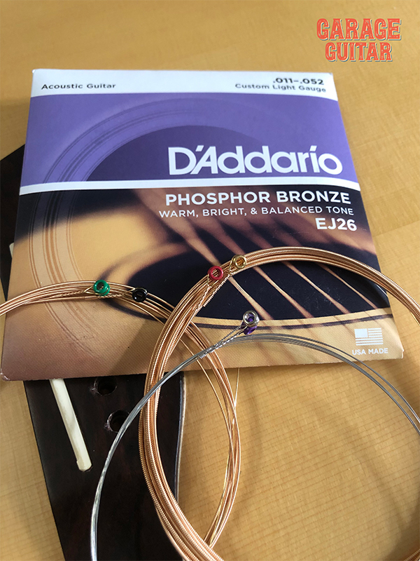 Dây Đàn Guitar Acoustic Daddario EJ26 mặt trong 2