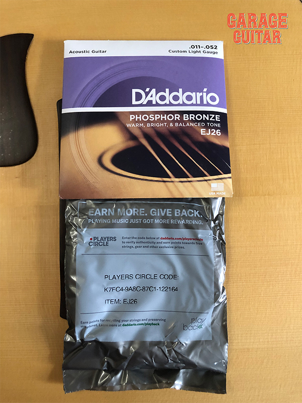 Dây Đàn Guitar Acoustic Daddario EJ26 mặt trong