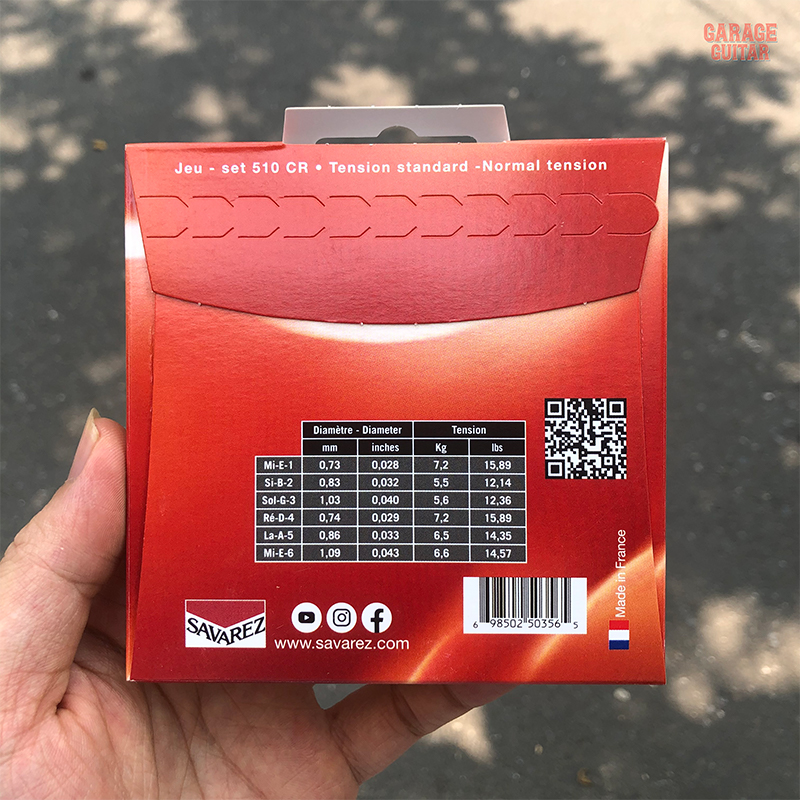 Dây Đàn Guitar Classic Savarez 510 CR 2